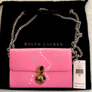 Mini Ricky chn-shl-sml pewter crossbody clutch